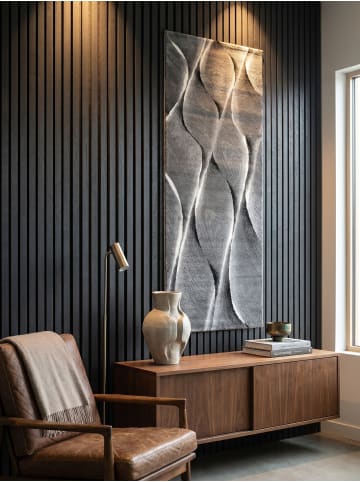 KADIMA DESIGN Teppich Kurzflor Waschbar Ombre DRAU Strapazierfähig OEKO-TEX in Schwarz
