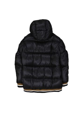 Herno Schwarz Polyamid Bomberjacke