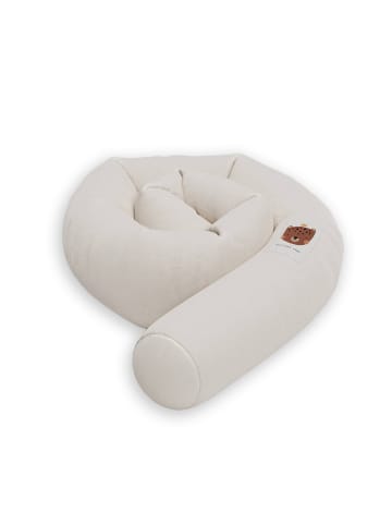 Sämann Sämann Nestchenschlange Cozy "Cute Tiger Coconut Milk" 190 cm Bettschlange