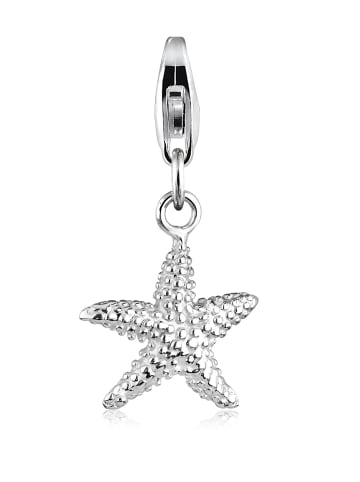 Elli Charm 925 Sterling Silber Seestern in Silber