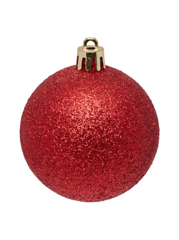 Atmosphera Créateur d'intérieur Christbaumschmuck-Set, 44-teilig in Rot, (B) 12,5 x (H) 21,5 x (L) 24 cm