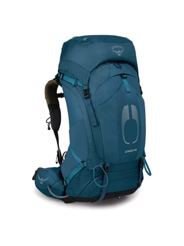 Osprey Atmos AG 50 L/XL - Trekkingrucksack 81 cm (mythical green) in venturi blue