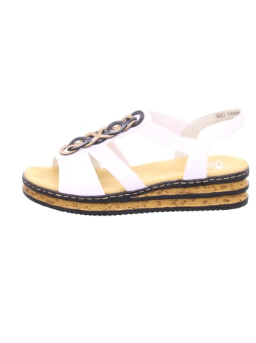 rieker Keilsandalen für Damen in weiß