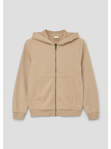 s.Oliver Sweatshirt Jacke langarm in Beige