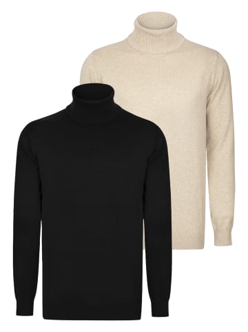 Felix Hardy Pullover Set in Schwarz-Beige