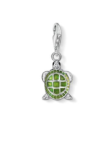 Thomas Sabo Charm-Anhänger in silber, grün