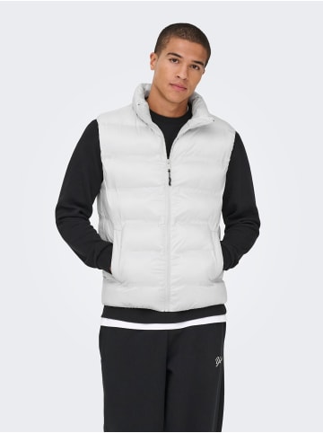 ONLY & SONS Weste in Vapor Blue