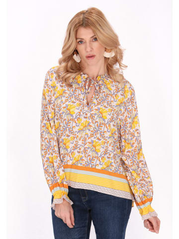 usha FESTIVAL Women Blouse in yellow multicolor