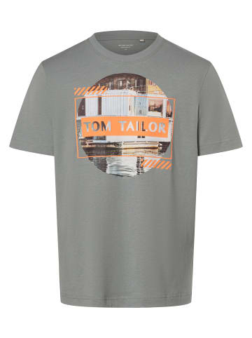 Tom Tailor T-Shirt in grau blau