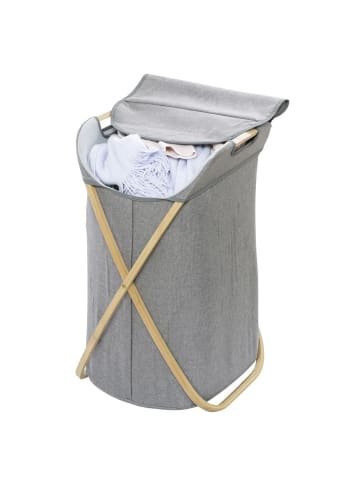 Wenko BAHARI Wäschekorb in Grau, (B) 46 x (H) 68 x (L) 40 cm