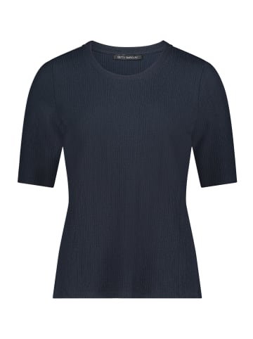 Betty Barclay Strukturshirt mit Rundhalsausschnitt in dunkelblau