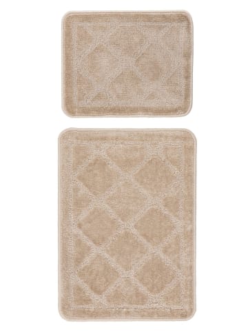 Teppich Boss Badteppich Badematte Lagoon 125 Beige - Beige