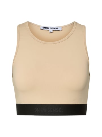 9N1M SENSE 9N1M SENSE Cropped T-Shirts in softmocca