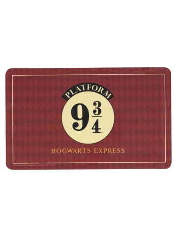 Harry Potter Harry Potter Brettchen Hogwarts Express Gleis 9 3/4 Schneidebrettchen in rot