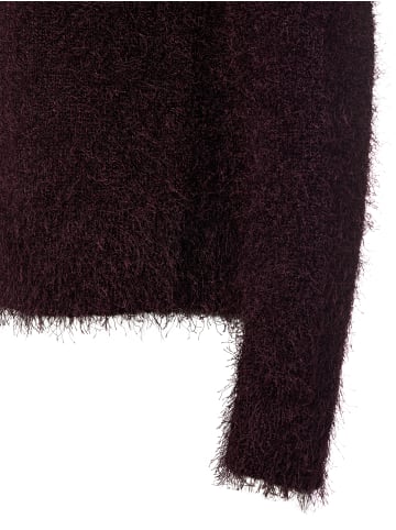 Olsen Strickpullover Cora in aubergine - 0001
