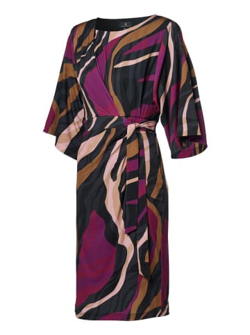 Mart Visser Kleid mit Mailänder Print, Dunkelbeere