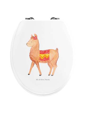 Mr. & Mrs. Panda WC Sitz Alpaka Stolz ohne Spruch in Weiß