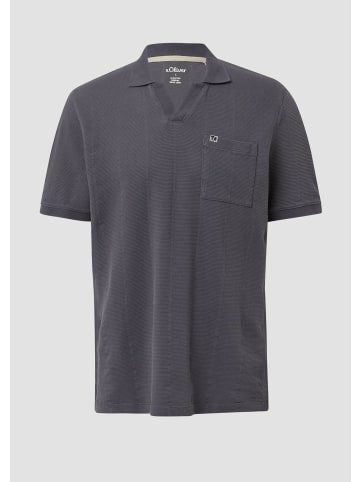 s.Oliver Polo-Shirt in 9573_schiefergrau