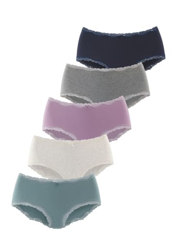 Vivance Taillenslip in anthrazit, beige, flieder, eukalyptus, navy