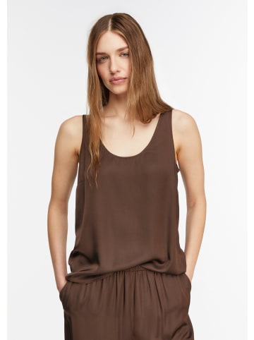 comma Bluse in 8943_dunkelbraun