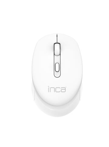 Inca Wireless Mouse, 2.4GHz, Auto Sleep Mode, 800-1600 DPI in Weiß