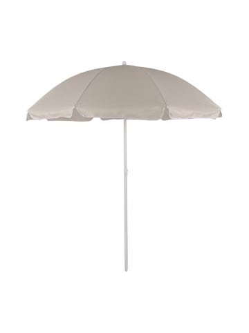 relaxdays Sonnenschirm in Beige - Ø 180 cm