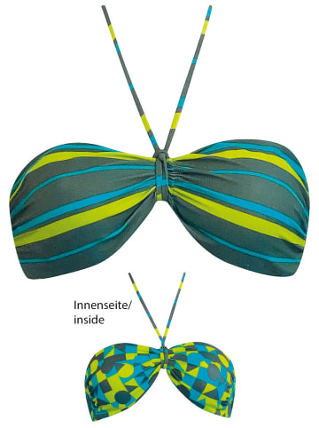 Olympia Mix&Match Wende Bikini Top in türkis