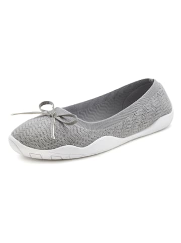 LASCANA Sneaker Ballerinas in grau