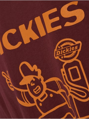 Dickies T-Shirt Burns in bordeaux
