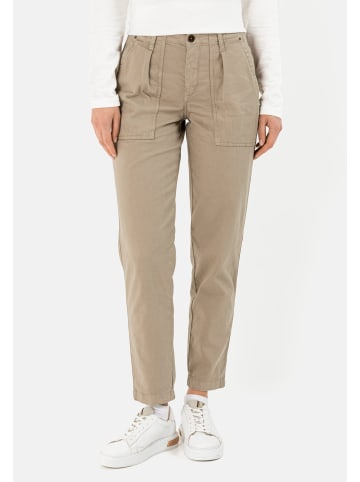 Camel Active Casual Worker Pants in Relaxed Fit in Beige