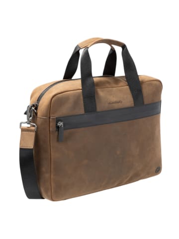 Strellson Bow Road Charles Aktentasche Leder 39 cm in darkbrown