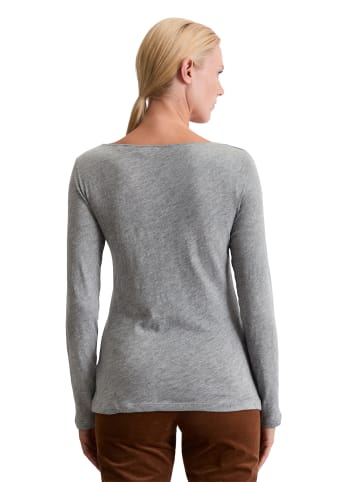 Marc O'Polo U-Boot-Longsleeve regular in Light Grey Melange