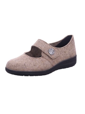 Solidus Hausschuh in beige