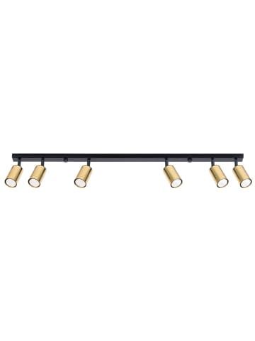 Nice Lamps Plafond SOLARA 6L schwarz/gold H 315