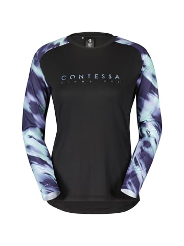 SCOTT W TRAIL CONTESSA SIGN. L/SL SHIRT in Schwarz