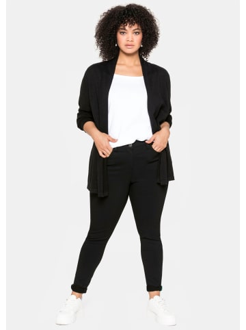 sheego Strickjacke in schwarz
