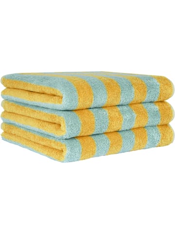 Cawö Cawö Handtücher Bold Streifen 6277 mint/gelb - 45 in mint/gelb - 45
