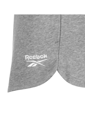 Reebok Shorts French Terry in grau / schwarz