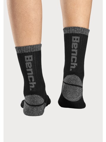 Bench Tennissocken in 1x schwarz, 1x grau meliert, 1x anthrazit meliert