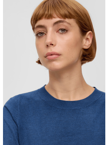 s.Oliver Strickpullover langarm in Blau