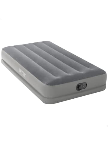 Intex Luftbett - DuraBeam Prestige Twin Fastfill USB 99x191x30cm in grau