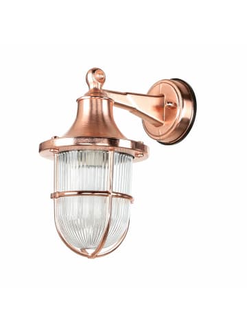 Licht-Erlebnisse Außen Wandlampe (B)14 x (H)27 cm in Kupfer