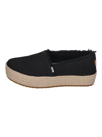 TOMS Espadrilles VALENCIA in schwarz