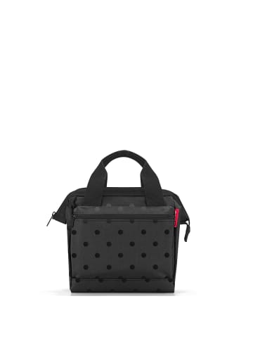 Reisenthel allrounder cross - Schultertasche 24 cm (twist maroon) in glossy dots black