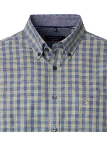 CASAMODA Freizeithemd in Dunkelgrün