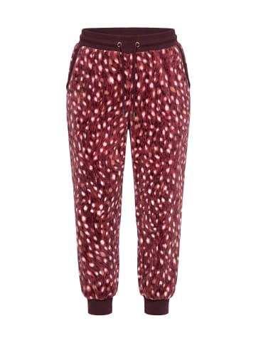 Ulla Popken Loungewear Hose in rostrot