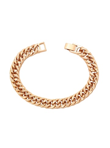 faina Women Curb Chain Link Bracelet in Rose Gold