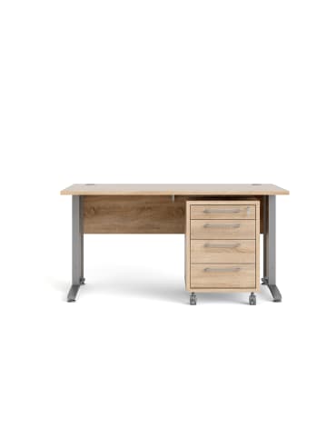 ebuy24 Schreibtisch Prisme Eiche Dekor 150 x 80 cm