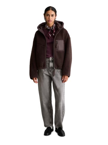 Teddyjacke regular in Espresso Brown