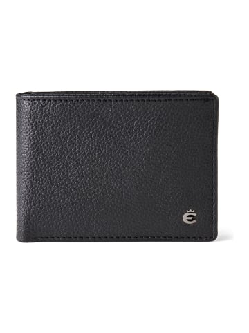 Esquire Houston Geldbörse RFID Schutz Leder 10 cm schwarz